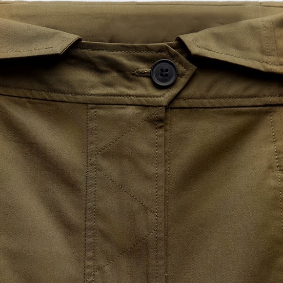 Zara foldover waist midi skirt - Picture 7 of 8